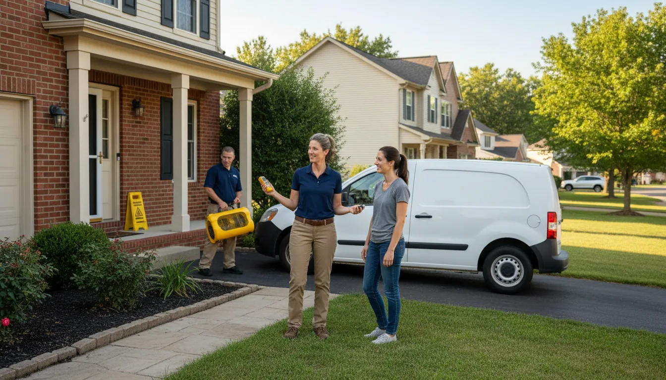 Water restoration image for Home Water Damage Repair in Benjamin, TX